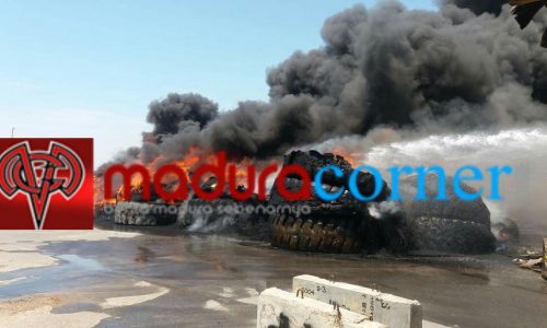 Permalink ke Tumpukan Ban di Pelabuhan Kamal Hangus Terbakar