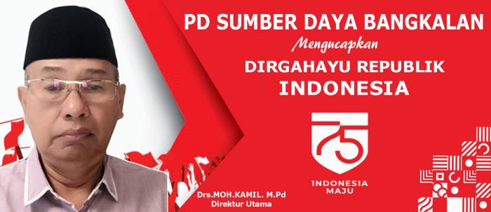 Permalink ke PD Sumber Daya Bangkalan Ucapkan Dirgahayu Republik Indonesia ke 75