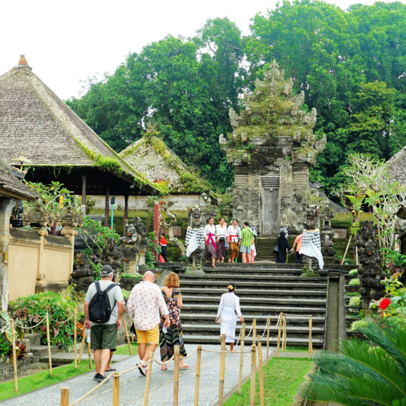 View of Penglipuran Village in Bali