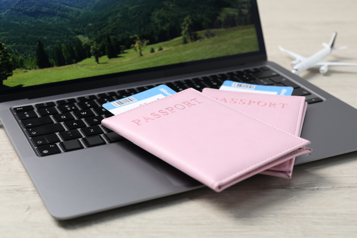 Laptop and passports for Bali travel.jpg
